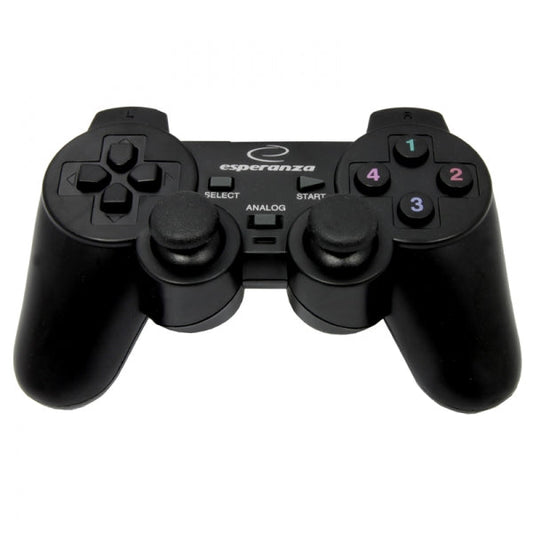 ESPERANZA GAMEPAD PC USB WARRIOR / COR: PRETO