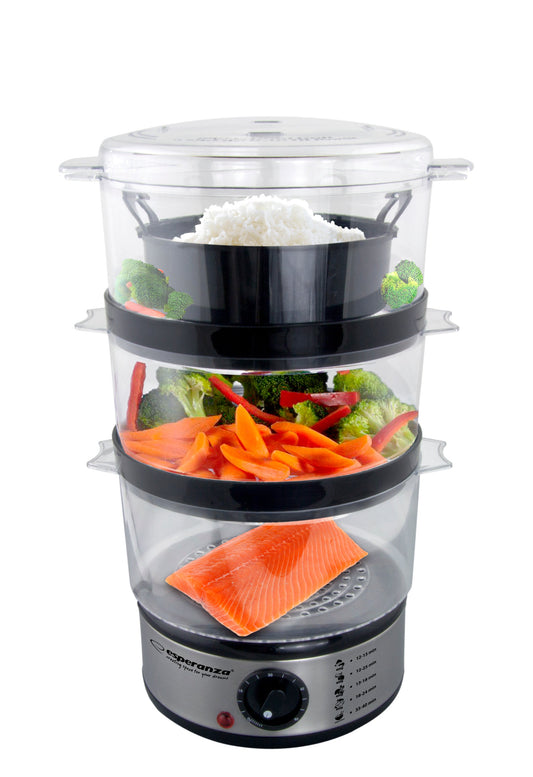 ESPERANZA STEAM COOKER STEAM VOLCANO / Cor: Preto