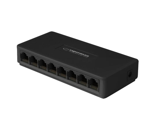 Switch Ethernet 8 Portas 10/100 ESPERANZA DRACO / Preto