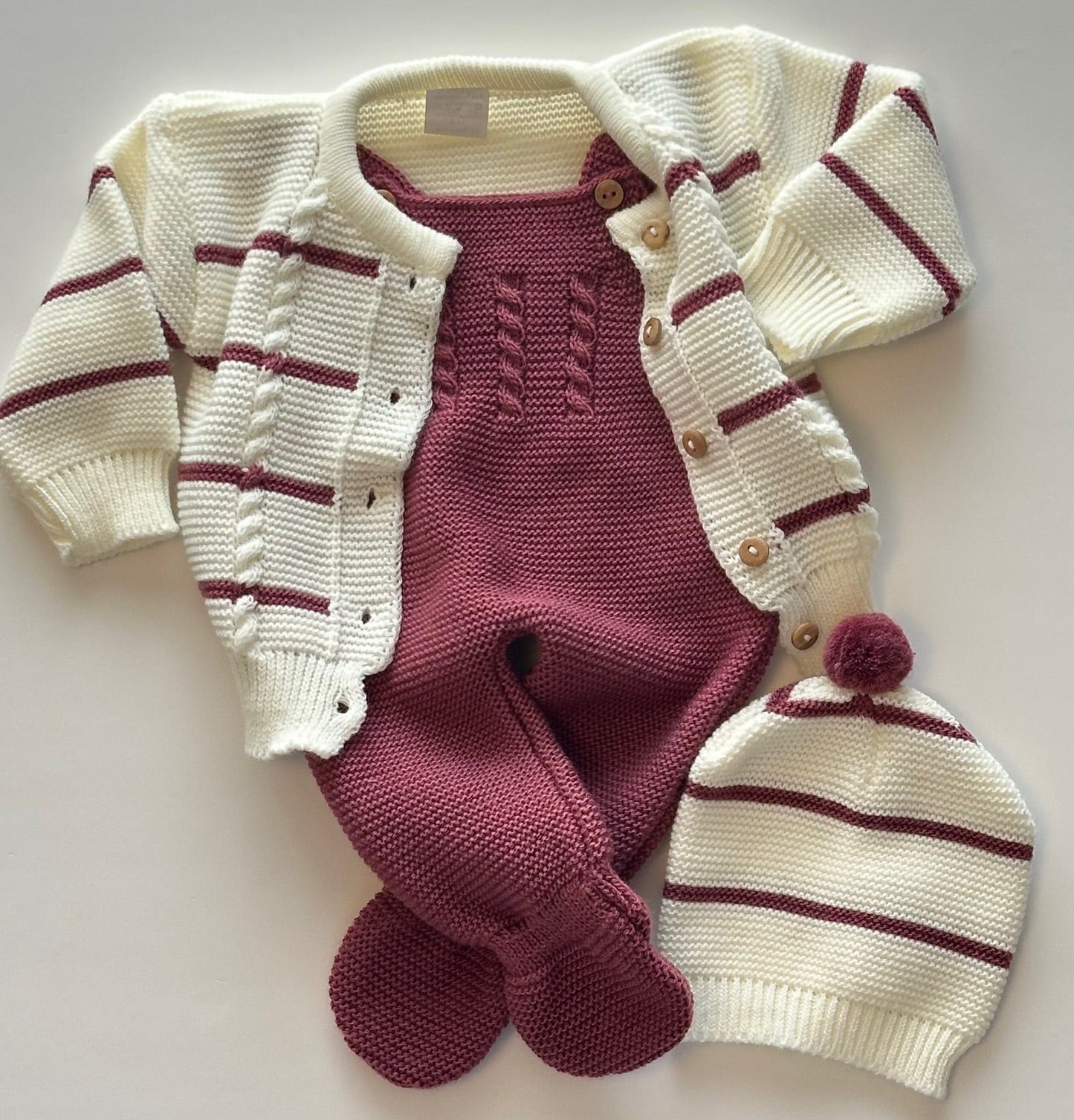 Conjunto de 3 Peças Para Bebé