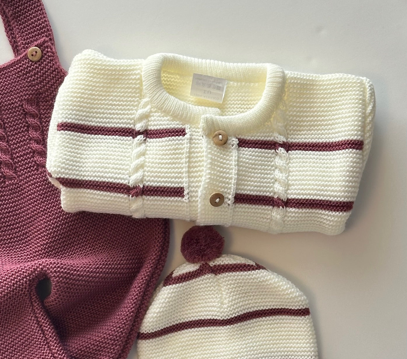 Conjunto de 3 Peças Para Bebé