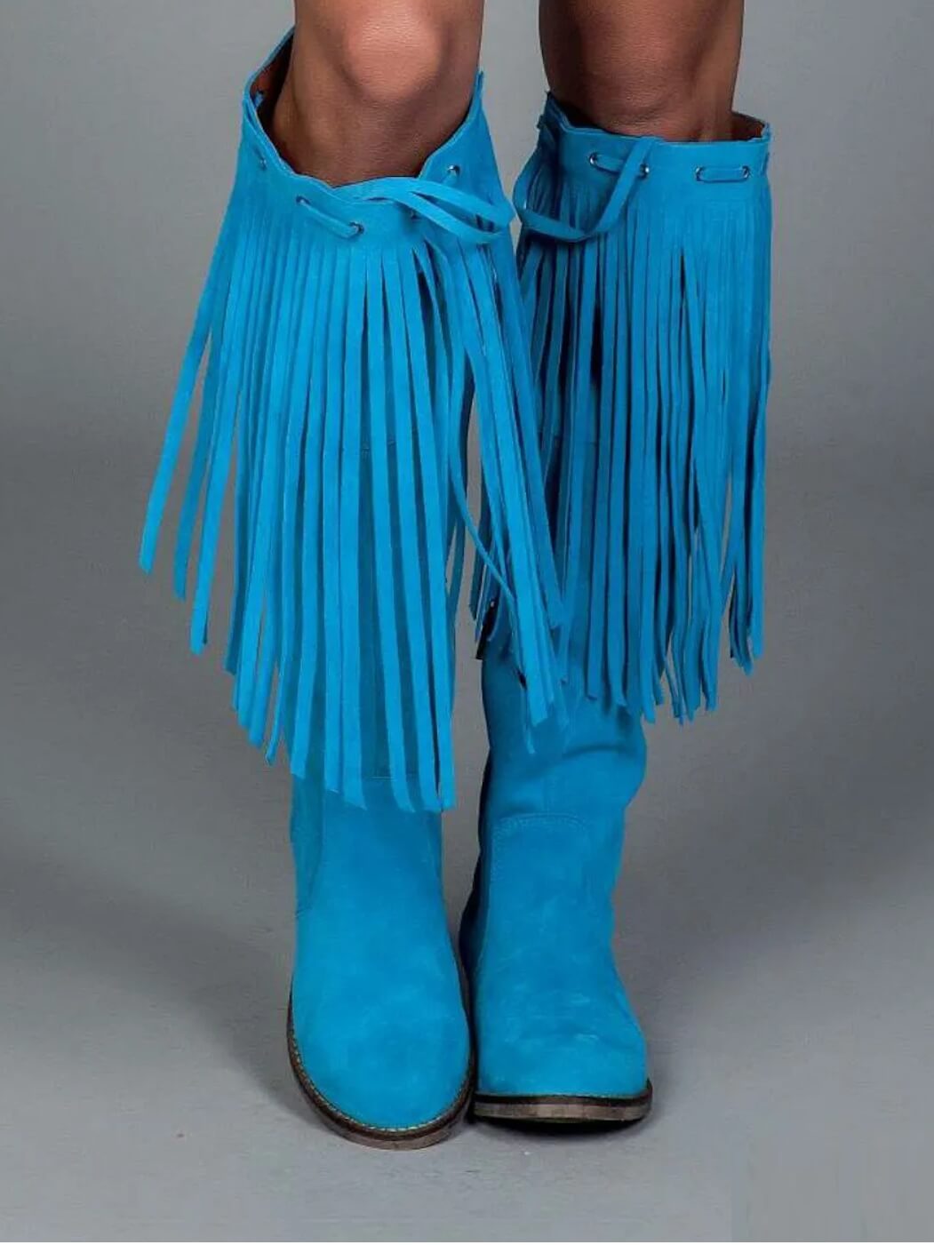 BOTA FRANJAS TURQUESA