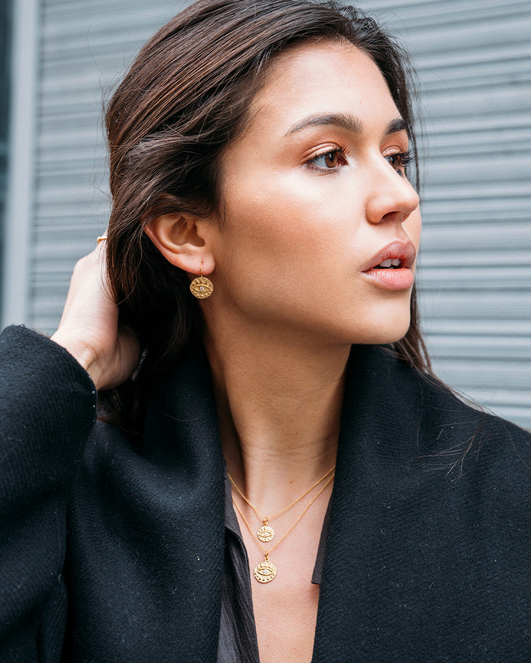 Colar Round Eye Mini