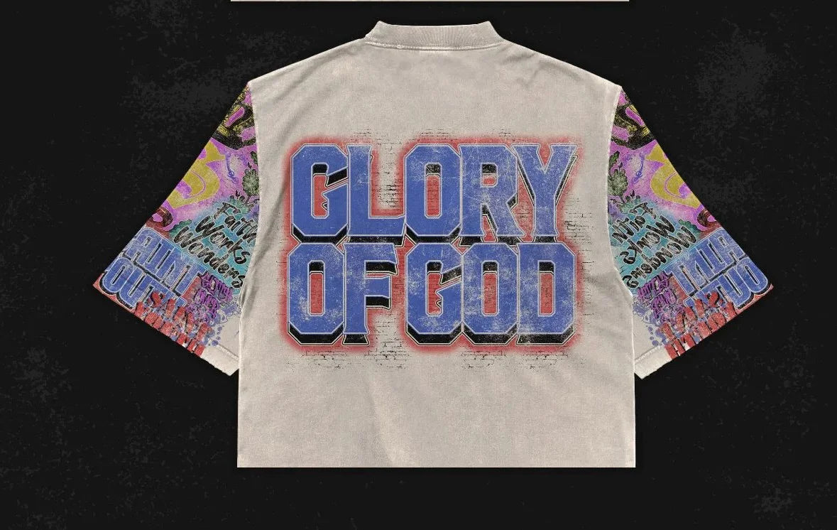 Oversized Y2K T-Shirt – 777 CHILD Graphic Print