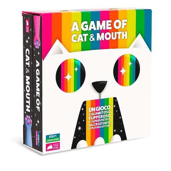Jogo de tabuleiro A GAME OF CAT & MOUTH ASMODEE Diversão garantida