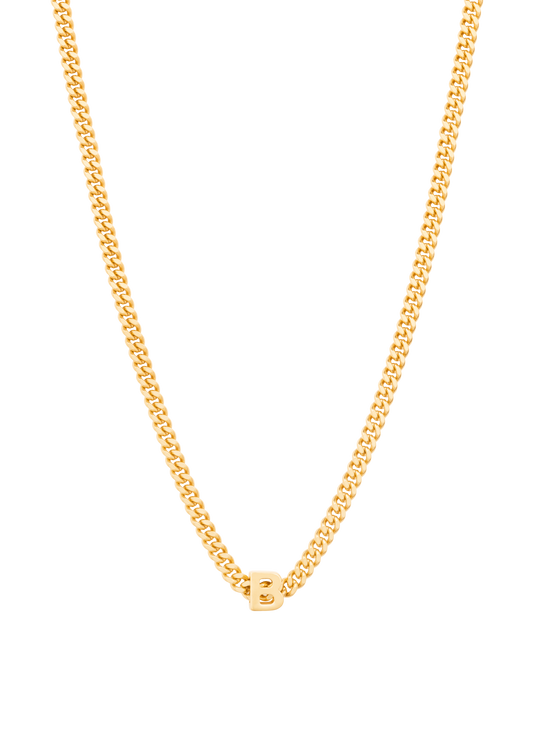 alphabet necklace with pendant B