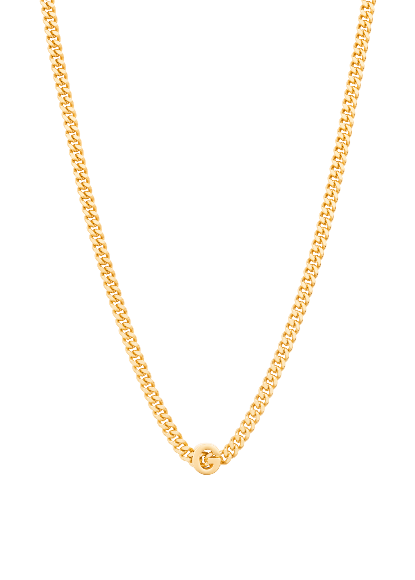 alphabet necklace with pendant G