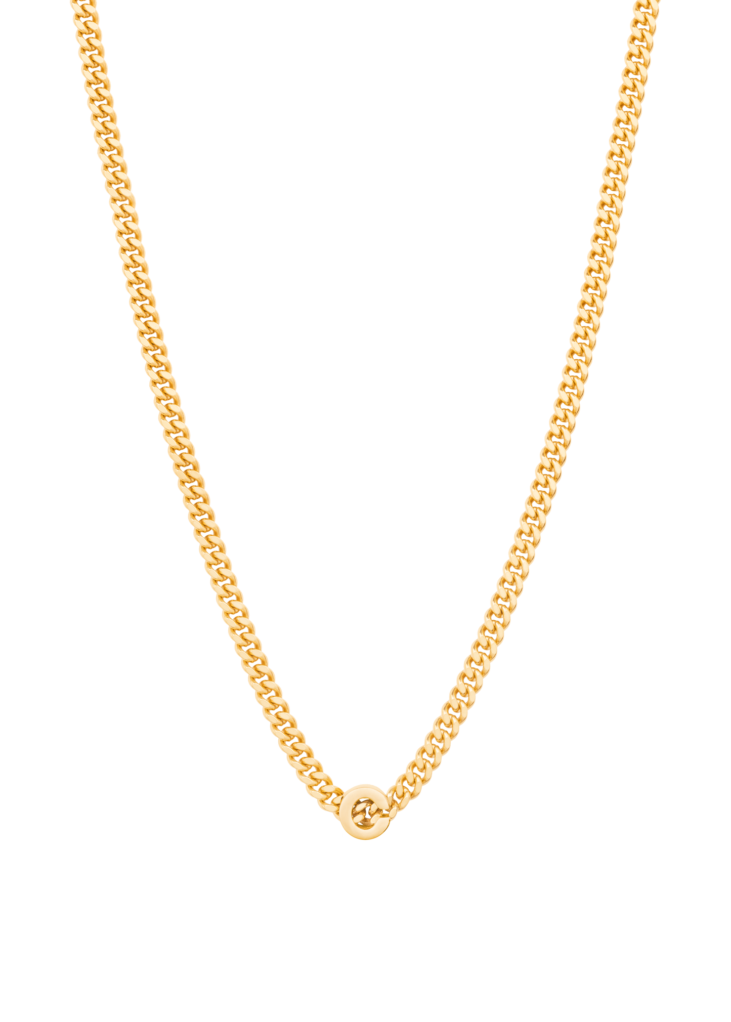 alphabet necklace with pendant C