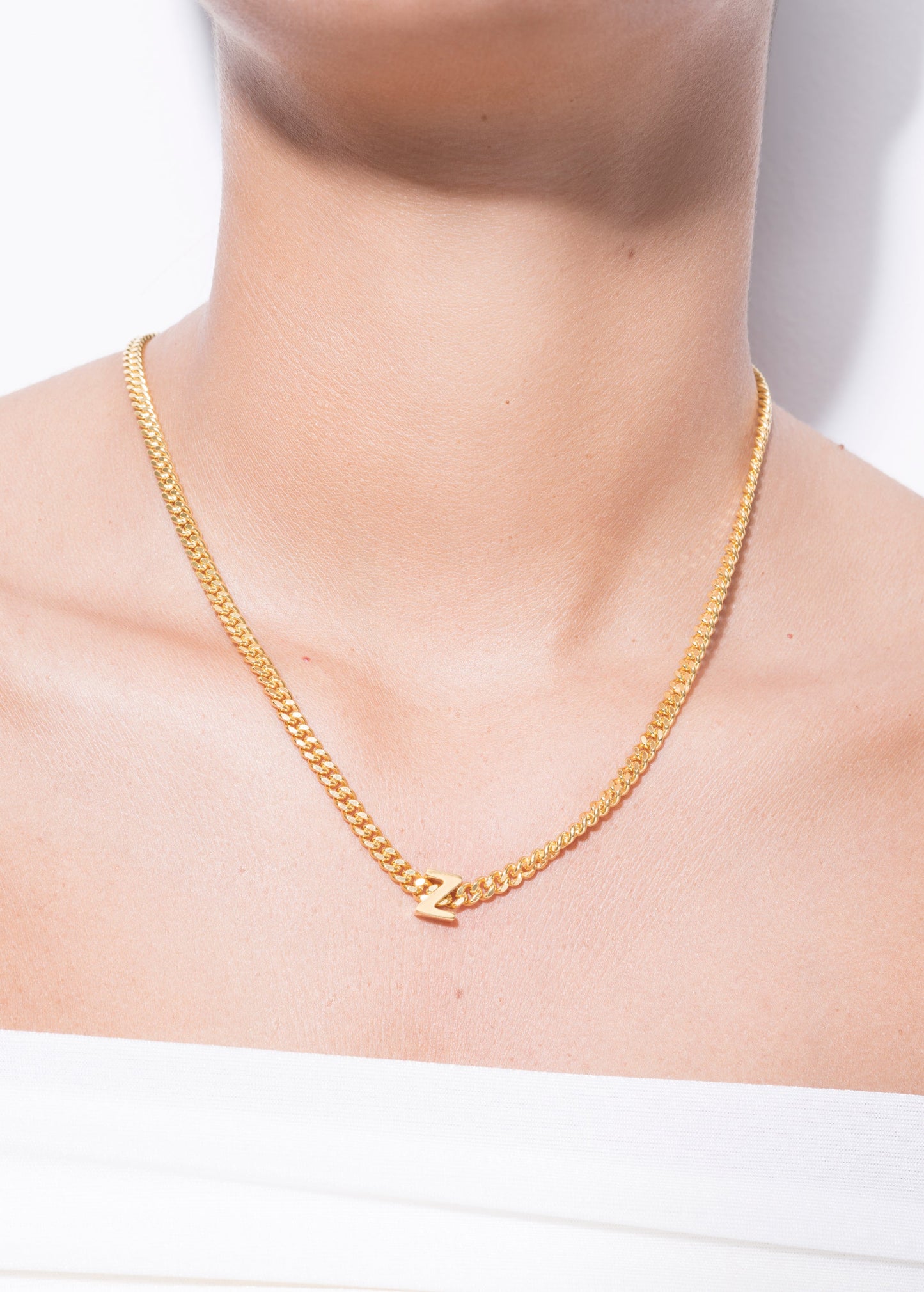 alphabet necklace with pendant Z