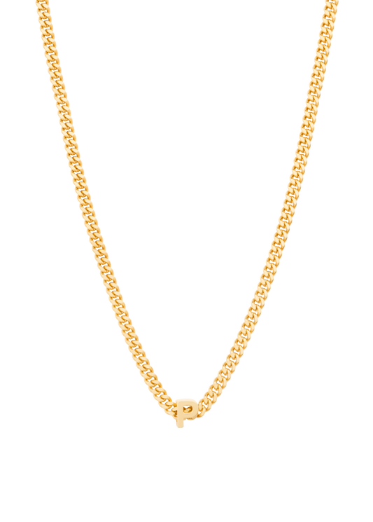 alphabet necklace with pendant P