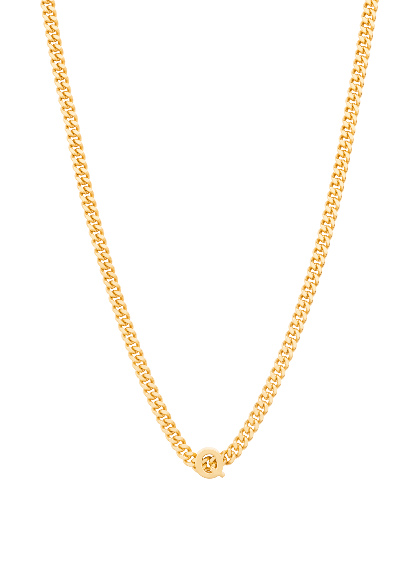 alphabet necklace with pendant Q