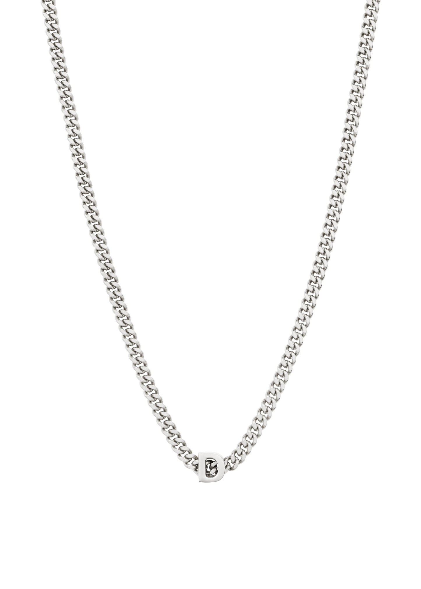 alphabet necklace with pendant D