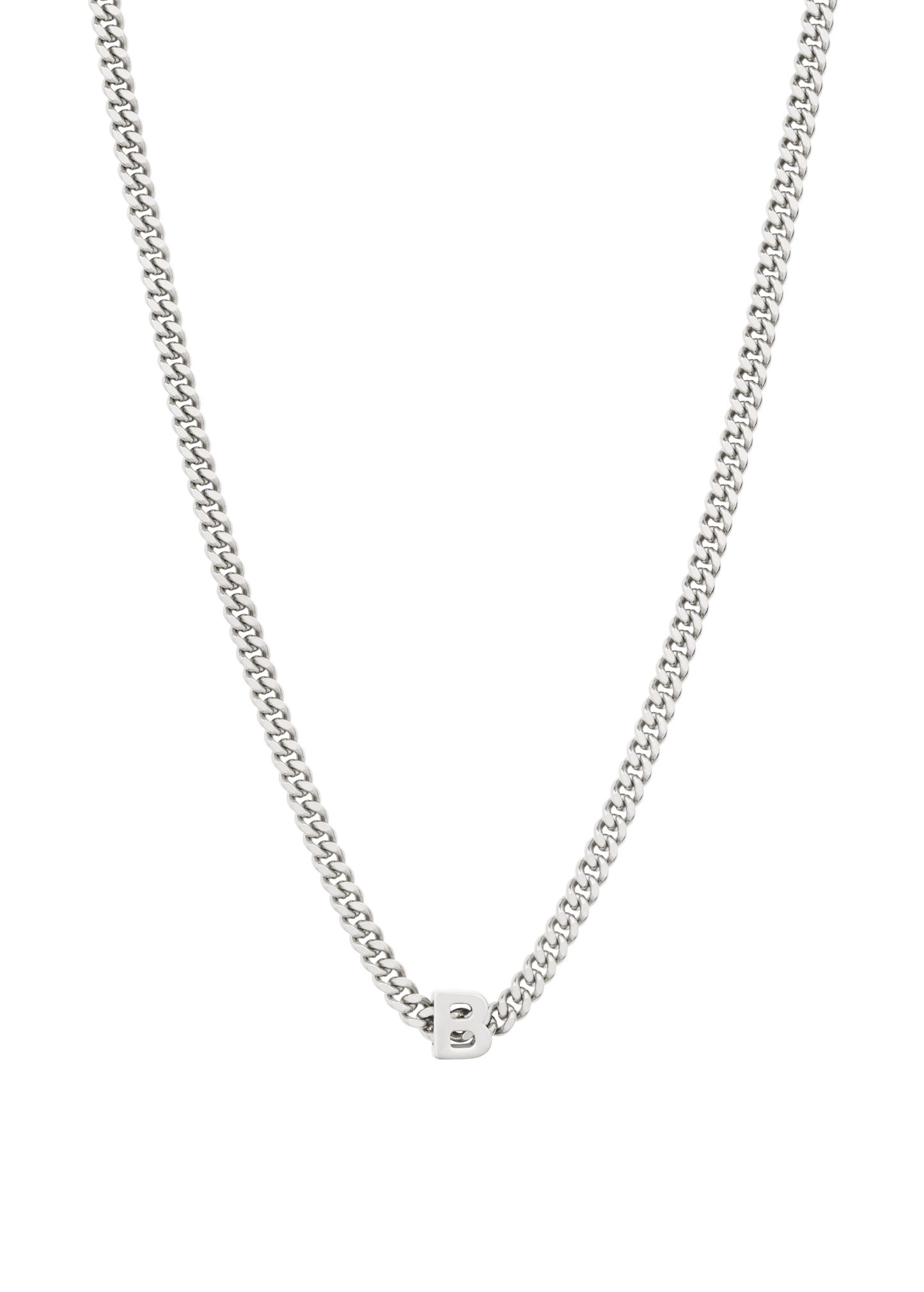 alphabet necklace with pendant B