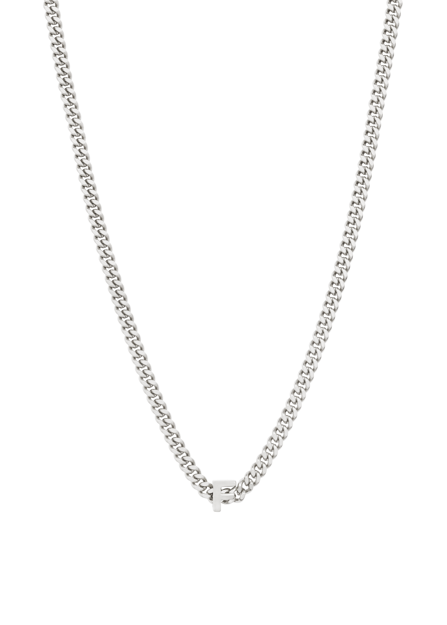 alphabet necklace with pendant F