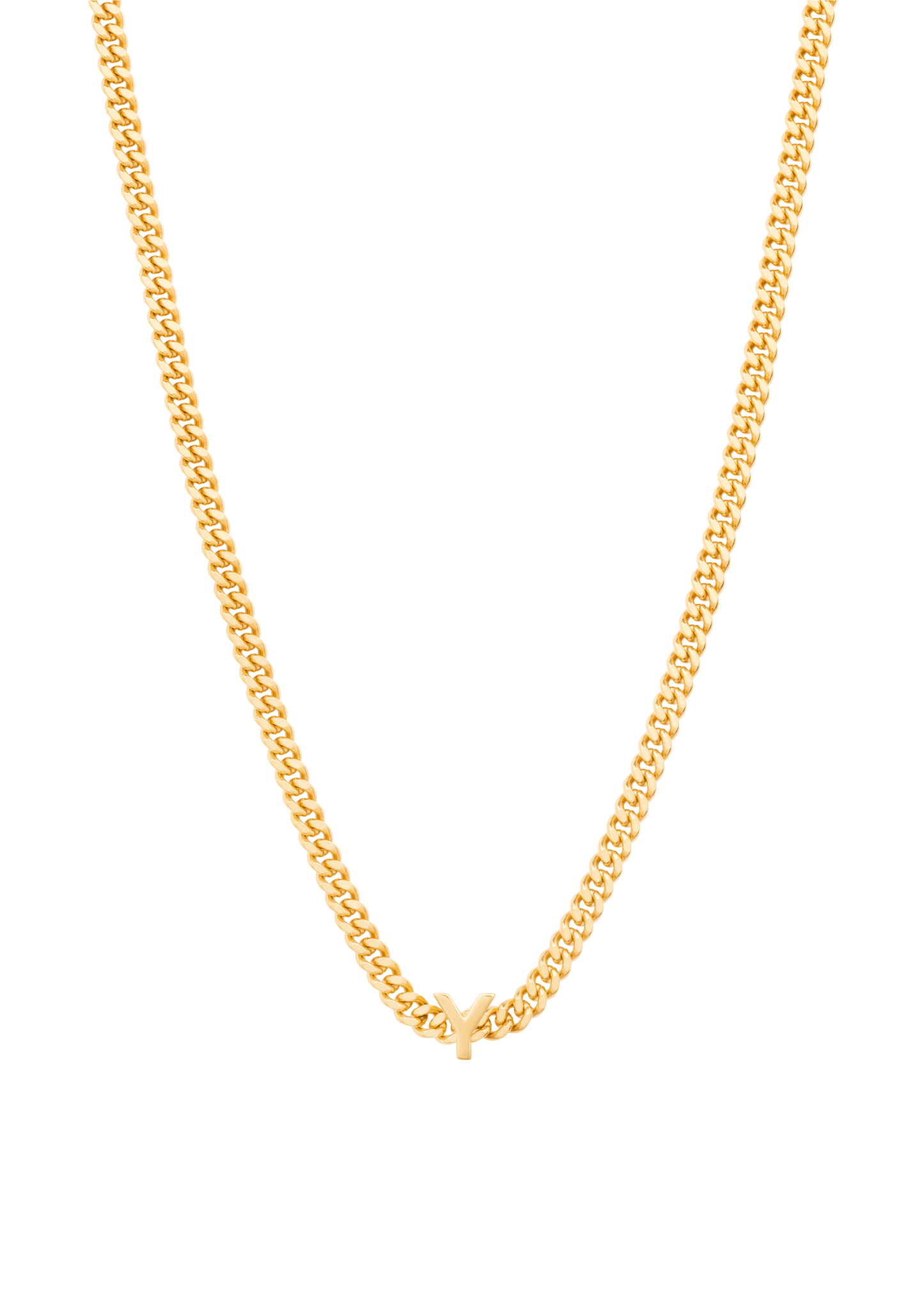 alphabet necklace with pendant Y