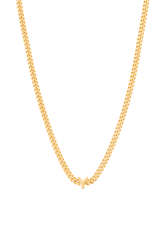 alphabet necklace with pendant Y