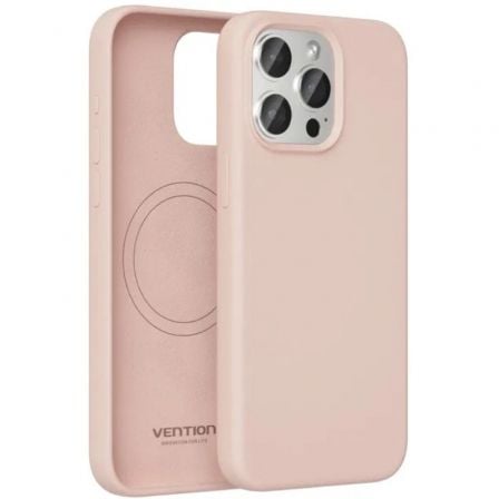 Funda Silicona Vention / Rosa / Compatible com iPhone 13 Pro Max / KUDP0-40