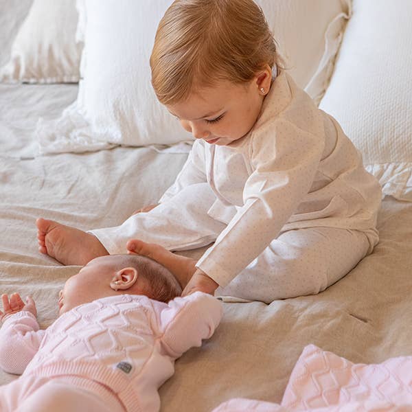 Conjunto  Rosa Suave 3 Peças 100% Algodão