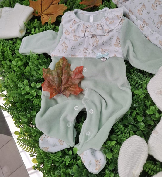 Babygrow em Veludo para Bebé