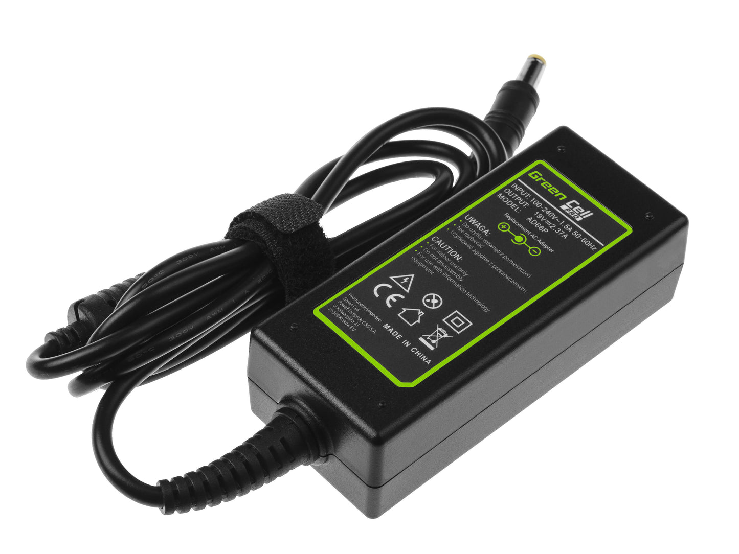 Carregador AC Adapter Acer Aspire E5-511 E5-521 E5-573 E5-573G ES1-131 AD66P 19V 2.37A 45W