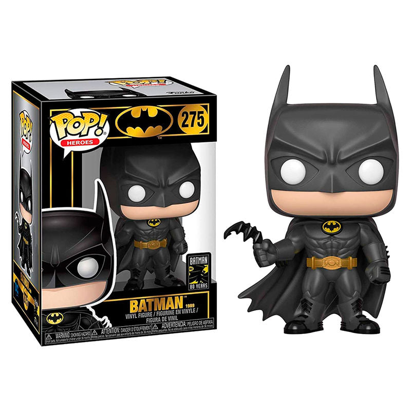 Figura POP FUNKO Batman 80th / Preto / 1989