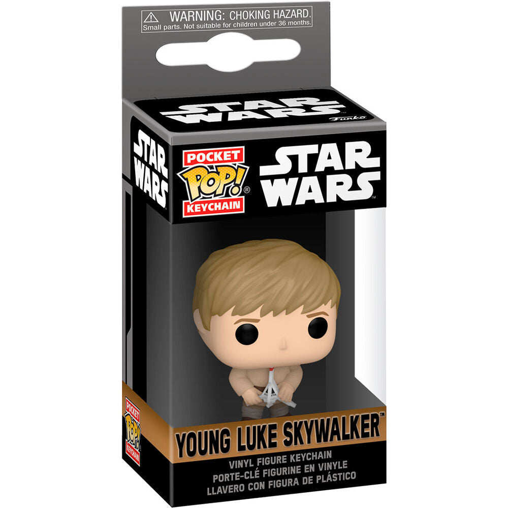 Llavero Pocket POP FUNKO / Obi-Wan Kenobi e Young Luke Skywalker