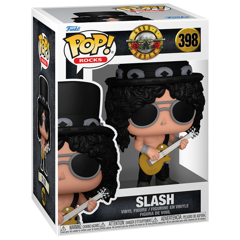 Figura POP Funko / Guns N Roses Slash / Preto / 889698804844