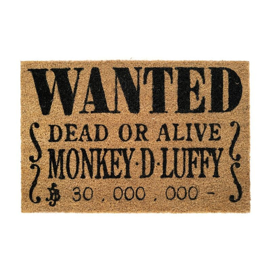 Tapete de Entrada Wanted Monkey D Luffy One Piece