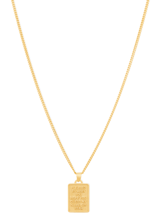 jodie shaped necklace
