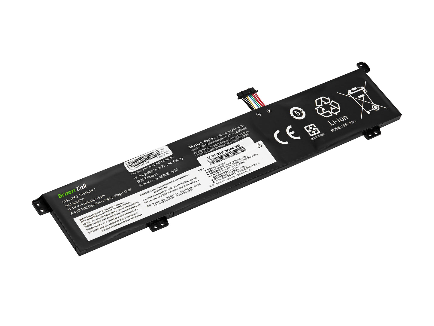 Bateria Green Cell para Acer Aspire V5-552 / V5-572 / V5-573 / V7-581 / R7-571 – 15V 3400mAh