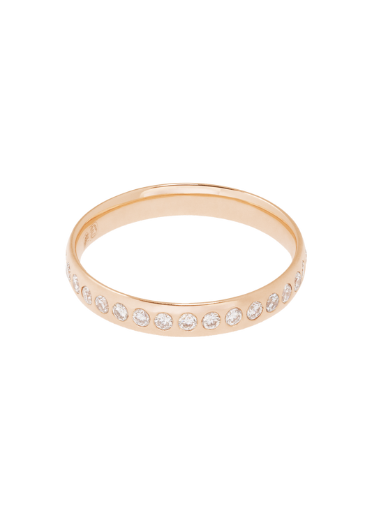 we 18k engagement multiple diamonds ring