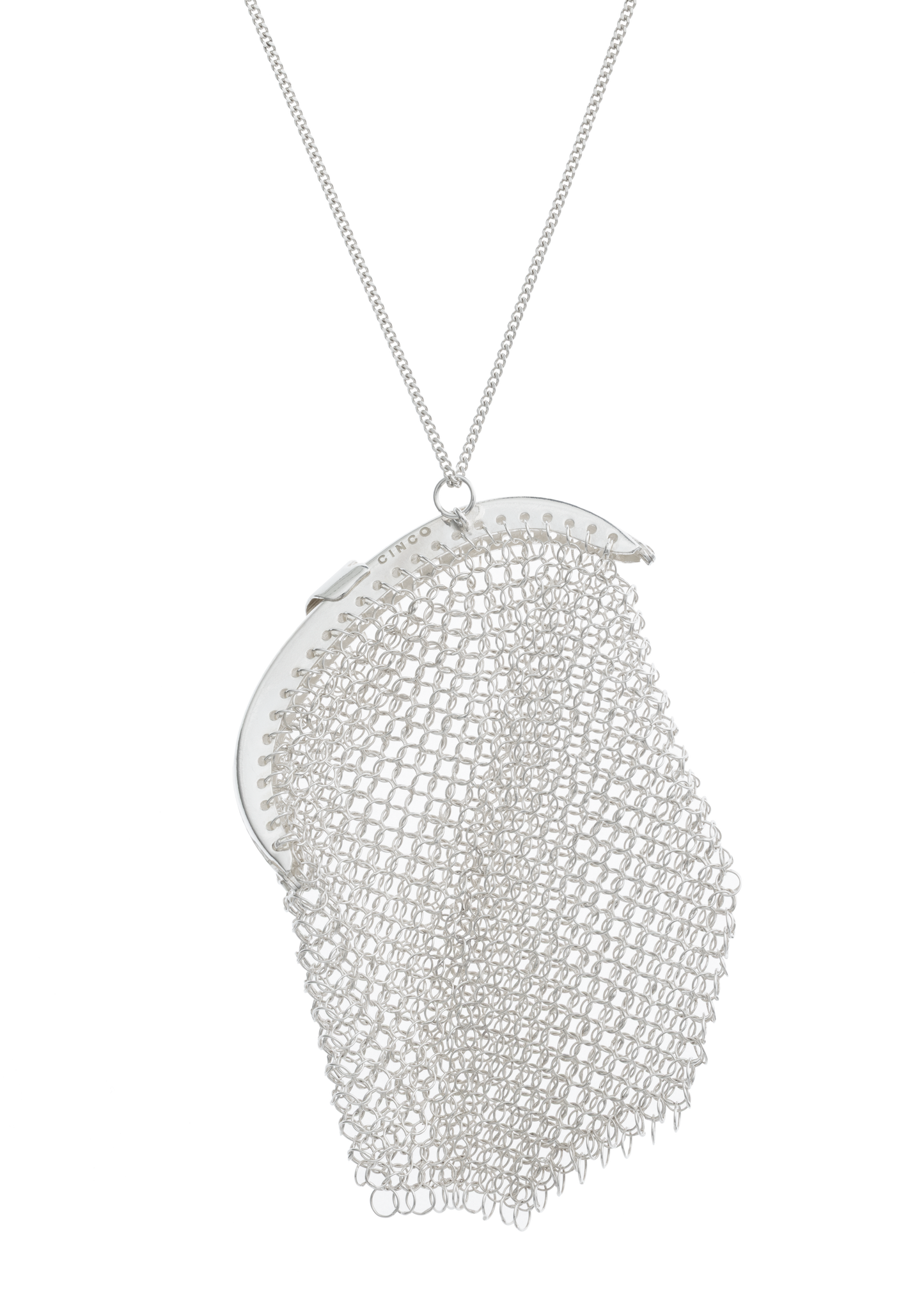 mesh wallet necklace