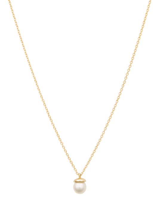 natalia necklace 18k pearl