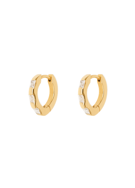 norma earrings white