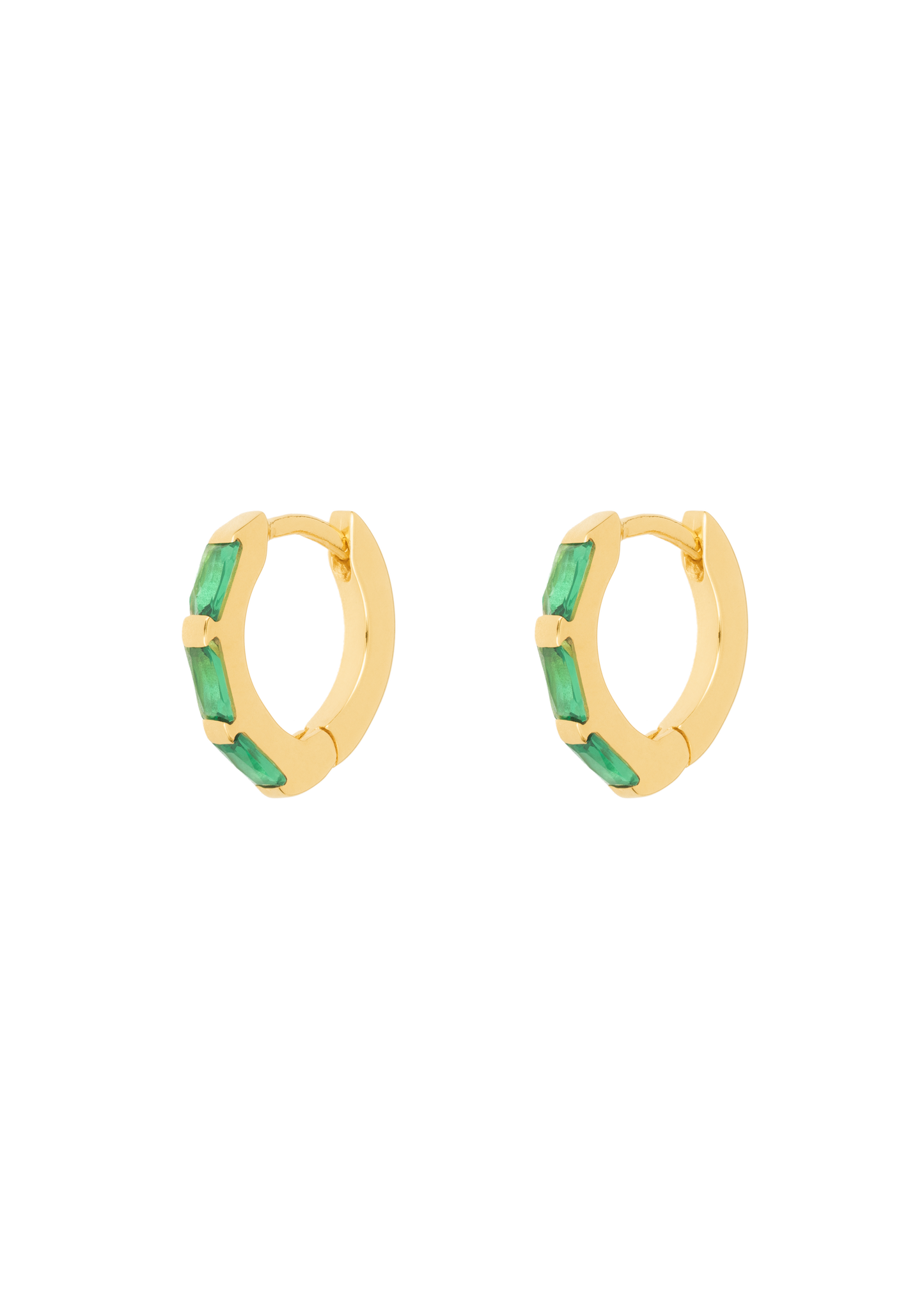 norma earrings emerald