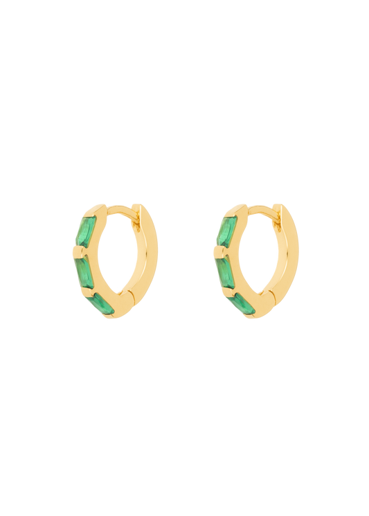 norma earrings emerald