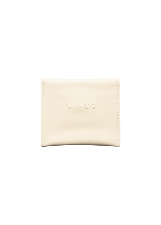 cinco pouch pale yellow